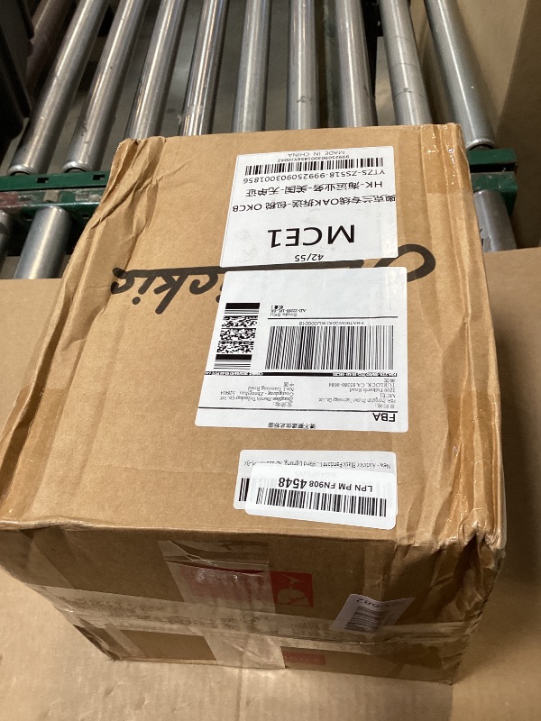 Photo 1 of Audickic Black Pendant Lights Kitchen Island, 8" Pendant Light Fixtures with Globe Clear Glass Shade, Modern Kitchen Island Lighting, AD-22280-1PL-BK