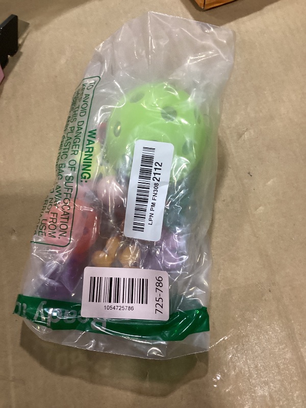 Photo 1 of Pullable Bird Plastic Ball Toys with Acrylic Pacifiers and Flowers, Colorful Parrot Toys for Medium and Large Parrot Quaker Monk Parakeet Sun Conures (Light Green)