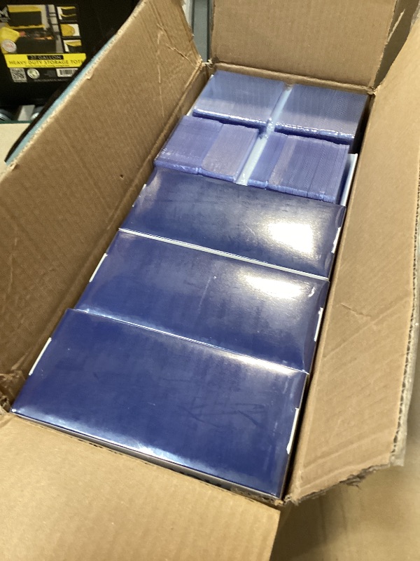 Photo 1 of 2000 Card Sleeves Top Loaders for Cards, 3" x 4" Hard Plastic Toploaders, Baseball Card Protectors, Trading Card Holder for Football Sports Cards (1000 Toploaders + 1000 Penny Sleeves)
