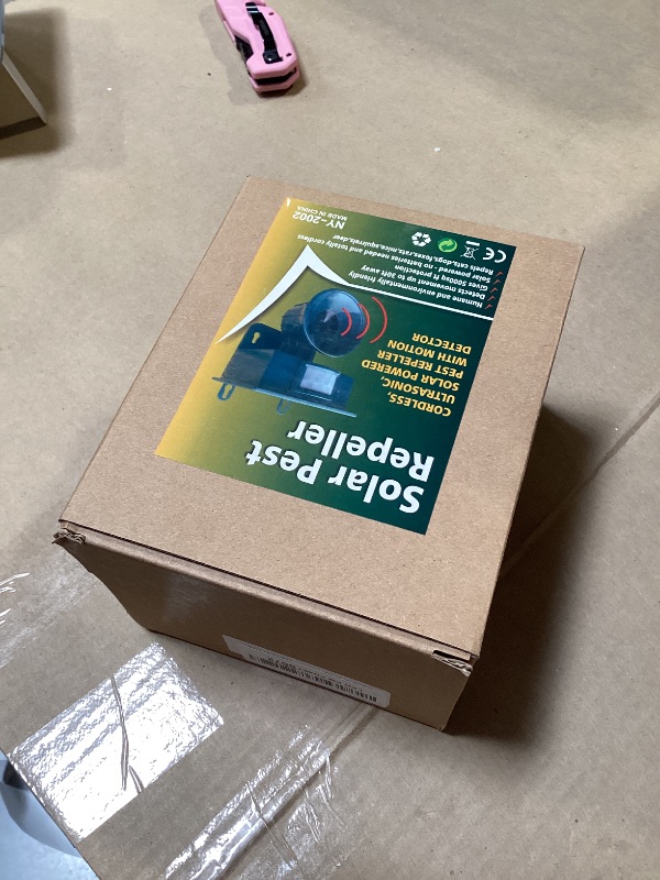 Photo 1 of 2025 Solar Ultrasonic Bird Repellent Devices Bird Deterrents for Outside Pigeon Repeller Outdoor Animal Repellent Outdoor to Keep Pigeon Woodpecker Out of Balconies Patio Garden Farm