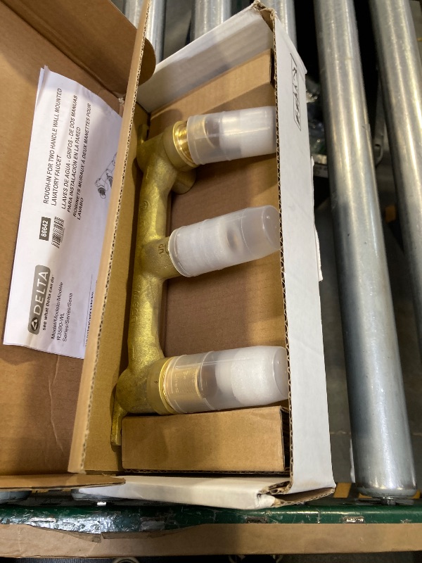 Photo 1 of Delta Faucet Wall-Mount Rough-In Valve for Delta 2-Handle Wall-Mount Bathroom Faucets R3500-WL