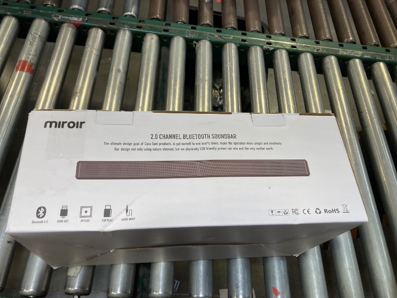 Photo 1 of 2.0 ch 100W Sound Bar for Smart TV, 2-in-1 Detachable Bluetooth 5.3 Speaker with 3 EQ Modes & Adjustable Bass - Home Theater Audio for Movies, Gaming, Music