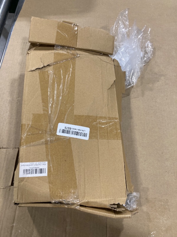 Photo 1 of 8 Pack - 12 inch White Hidden L Shelf Bracket (1/5 Inch Thicked) Iron Floating Shelf Brackets Rustic Industrial Metal Brackets for Shelf Support