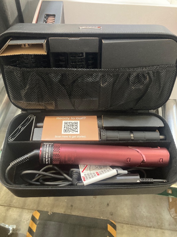 Photo 1 of Shark FlexStyle Air Styling & Drying System, Powerful Hair Dryer Brush & Multi-Styler with Auto-Wrap Curlers, Diffuser, Paddle Brush, Round Brush, Concentrator Attachment, Black Cherry, HD457CR