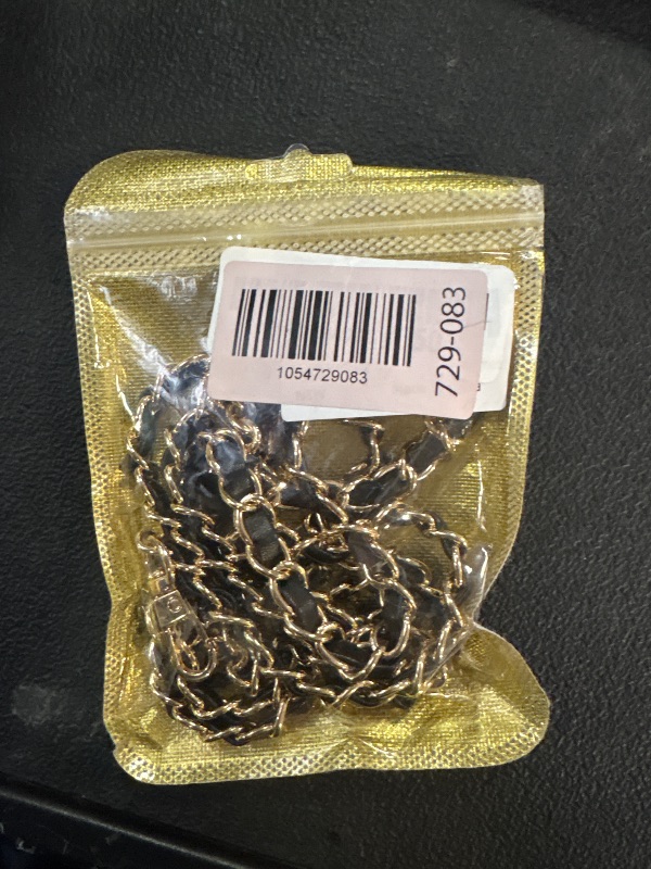 Photo 1 of Black and Gold Purse Chain