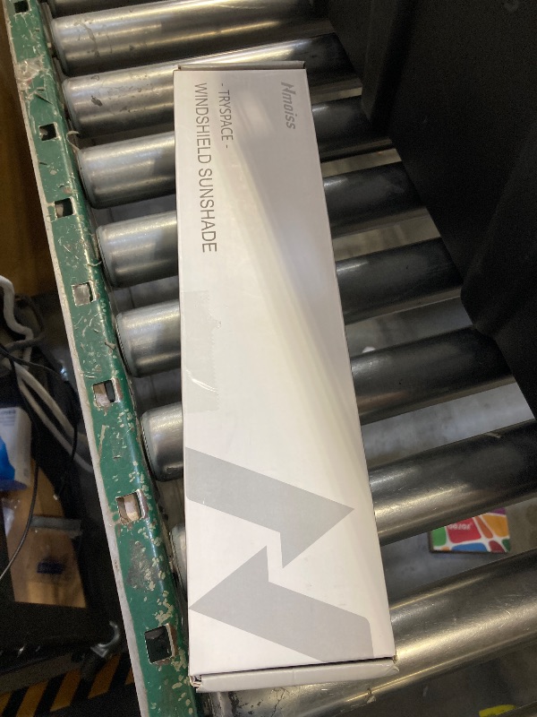 Photo 1 of [Upgraded] Nmoiss Windshield Sun Shade Umbrella - [Vinyl Coating Heat Shield] Protect Car from Sun Rays & Heat Damage Keep Cool and Protect Interior, Spring Structure Edge Medium 56" L x 31" W