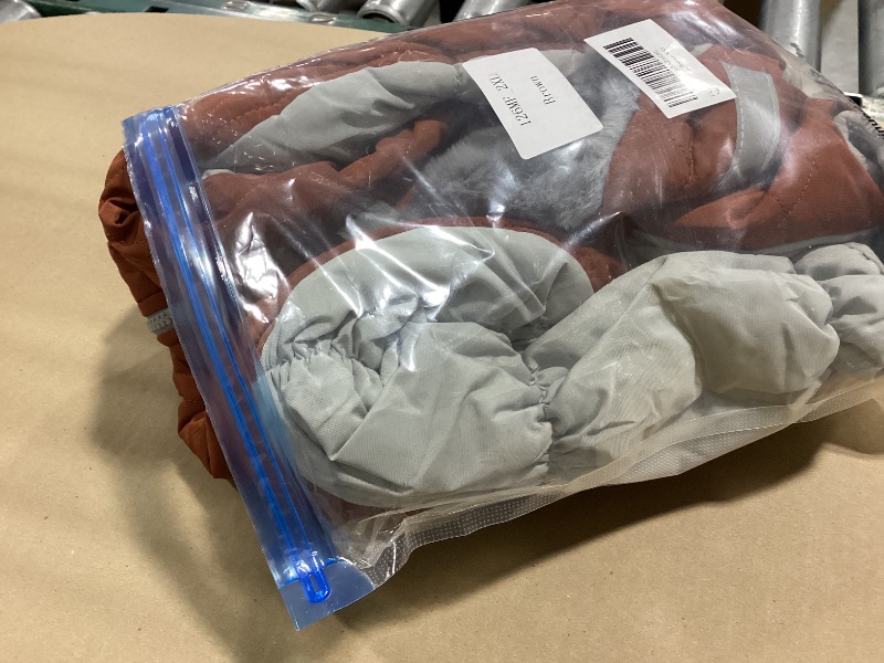 Photo 1 of FUAMEY Dog Coat for Large Dogs,Waterproof Dog Winter Jacket with Harness Built in Puppy Cold Weather Coats Reflective Pet Vest with Zipper Warm Fleece Dogs Snowsuit Windproof Brown XXL