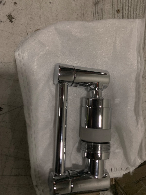 Photo 1 of  Swivel Faucet Extender, Brass Rotating Faucet Extender Aerator with Mounting Accessories 2 Sprayer Modes for Kitchen Bathroom Sinks