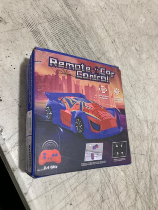 Photo 1 of FirYawee Wall Climbing Remote Control Car Mini, Spider 360° Rotating RC Stunt Car, Rechargeable RC Cars Toys for 3 4 5 6 7 8 9 10 11 12 Year Old Boys Girls Kids