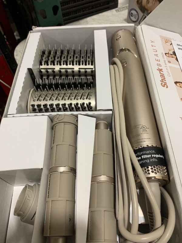 Photo 1 of Shark HD430 FlexStyle Air Styling & Drying System, Powerful Hair Dryer Brush & Multi-Styler with Auto-Wrap Curlers, Paddle Brush, Oval Brush, Concentrator Attachment, Stone