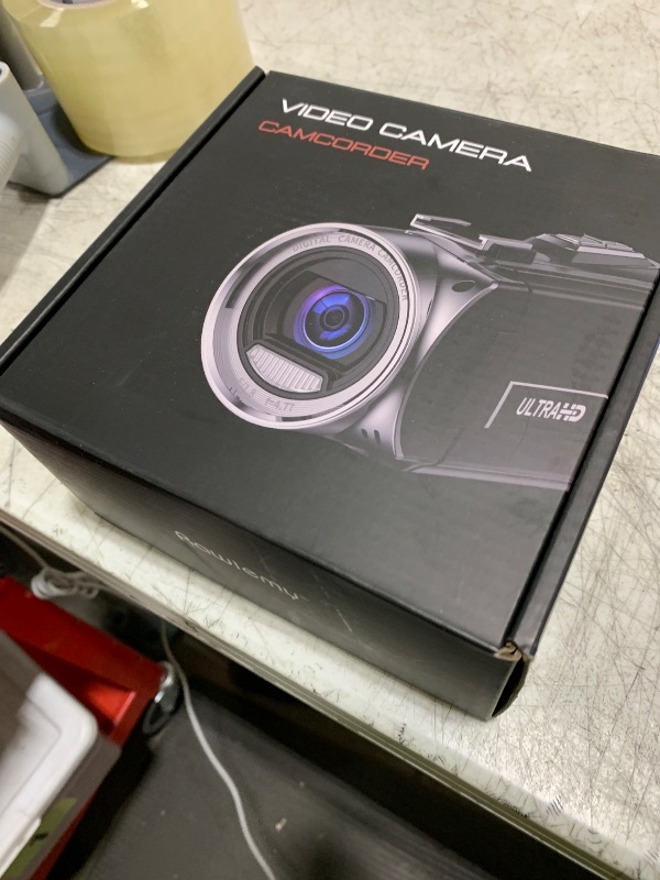 Photo 1 of Rawiemy Video Camera Camcorder FHD 1080P 36MP YouTube Vlogging Camera Recorder 3.0 Inch 270 Degree Rotation Screen 18X Digital Zoom Camcorders with Microphone,32GB SD Card and 2 Batteries