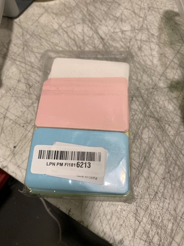 Photo 1 of 100pcs 3.54"x2" Blank Kraft Paper Business Card, Words Message Notes paper Tags, Mini Craft Cardboard Festival gifts - 6 colors