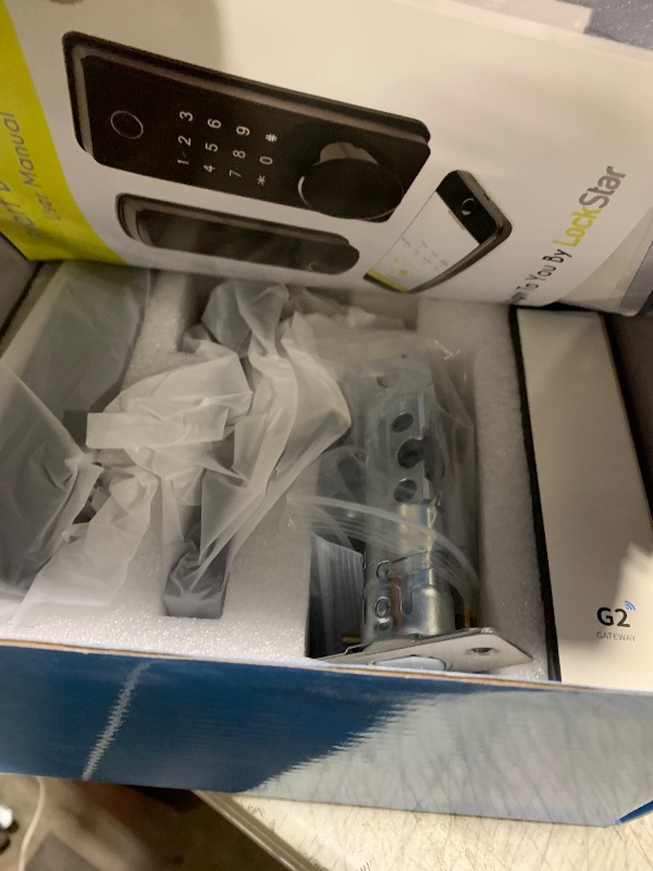 Photo 1 of LOCKSTAR® Smart Door Lock • Keyless Entry Deadbolt Door Lock • Multiple Entry Methods – APP • Fingerprint Touch ID • Keypad Code • Card FOB • Traditional Key • Smart Home Devices