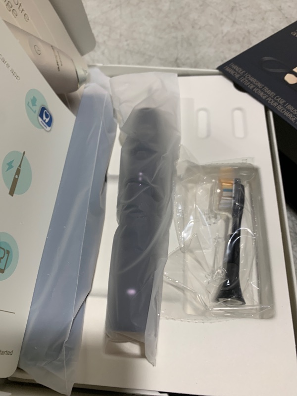 Photo 1 of Philips Sonicare DiamondClean 9900 Prestige Electric Toothbrush - with SenseIQ Technology and Advanced AI App, 5 Brushing Modes, 3 Intensity Levels, Charging Travel Case,Midnight Blue, Model HX9990/12