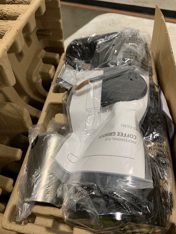 Photo 1 of SHARDOR Professional 64mm Burr Coffee Grinder with 100 Grind Settings and All-Metal Chamber, Coffee Bean Grinder with Adjustable Electronic Timer and LED Display, Anti-Static,Black