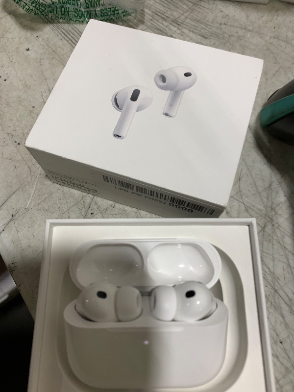 Photo 1 of Apple AirPods Pro 3 Wireless Earbuds, Active Noise Cancellation, Live Translation, Heart Rate Sensing, Hearing Aid Feature, Bluetooth Headphones, Spatial Audio, High-Fidelity Sound, USB-C Charging