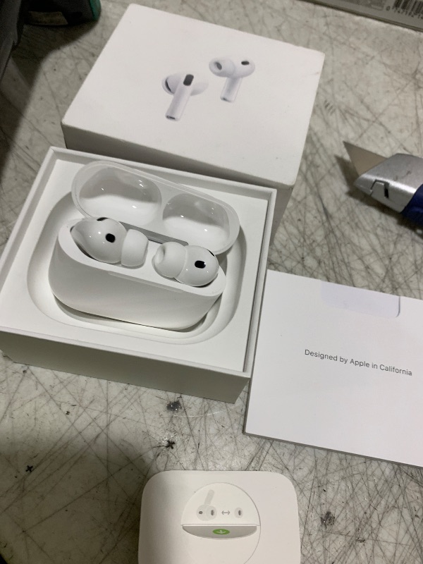 Photo 1 of Apple AirPods Pro 3 Wireless Earbuds, Active Noise Cancellation, Live Translation, Heart Rate Sensing, Hearing Aid Feature, Bluetooth Headphones, Spatial Audio, High-Fidelity Sound, USB-C Charging