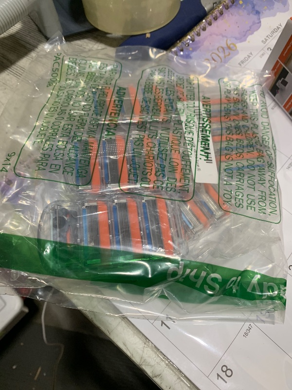 Photo 1 of 24Pcs Premium Razor Blades for Men compatible gillette fusion 5 blades refills -5-Layer Stainless Steel Refills Compatible with Fusion 5 Style Razors,Smooth Shaving Replacement Cartridges Value Pack