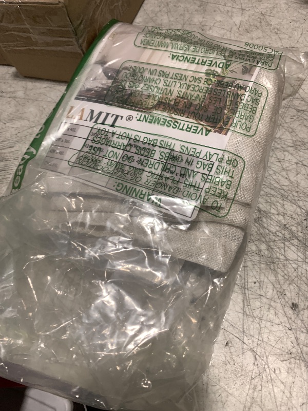 Photo 1 of LAMIT Short Linen Curtains 36 Inch Length for Half Window, Cream Ivory Semi Sheer Light Filtering Panels Back Tab and Rod Pocket Drapes for Basement/Kitchen, 2 Panels, 25 x 36 Inch