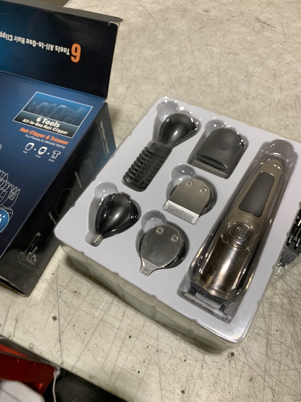 Photo 1 of ritarga Beard Trimmer for Men, 20 Length Settings, 14-in-1 Cordless Grooming Kit, Waterproof Electric Razor for Men, Hair Trimmer, Nose Hair Trimmer, Cordless Hair Clippers with Travel Bag