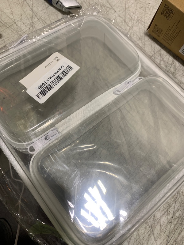 Photo 1 of WELPIRT 4 pcs Clear Zipper Pouches,Hard Shell Zipper Case, Toiletry Bag for Travel, CLear Diaper Bag, Toiletry Pouch, Travel Organizer, Clear Cosmetic Bag,Toy Storage Bins (M+3S)