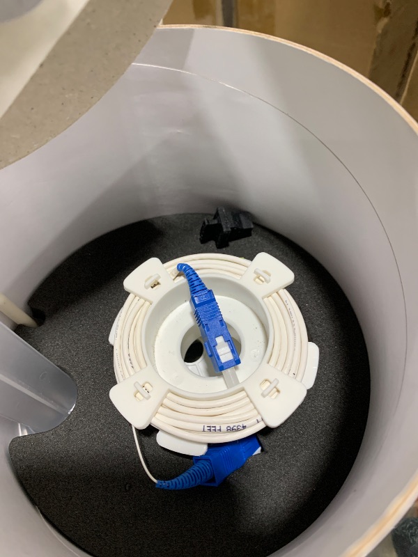 Photo 1 of InvisiLight Home Fiber Kit: Wired Internet Where You Need It – Create a Nearly Invisible Wired Connection for Wi-Fi, Gaming, and More – Ultra-Thin 0.6mm Fiber, DIY Installation, Up to 1Gbps Speed