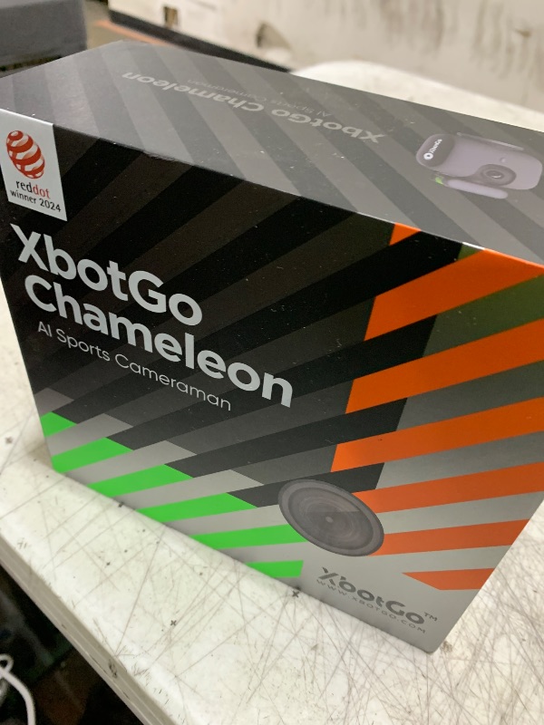 Photo 1 of XbotGo Chameleon AI Auto Sports Action Camera - 4K 60FPS Soccer Camera and Basketball Tracking Camera for Team Sports, Live Streaming, No Subscription, Works with iOS & Android (Lava Graphite)