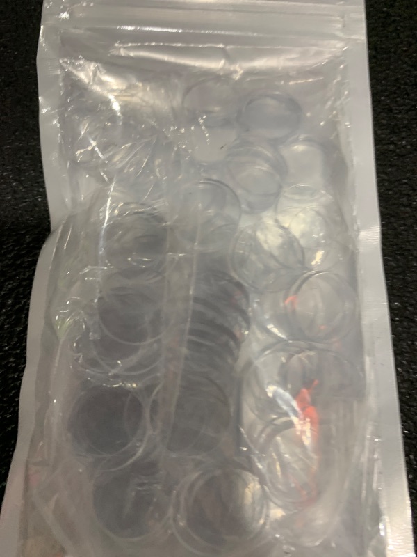 Photo 1 of 100Pcs Glass Table Top Anti Slip Pads, Clear Rubber Glass Table Top Bumpers Protectors for Tables, Anti Slip Silicone Dots Pads for Glasses Furniture Photo Frames Kitchen Cabinets, 2mm Thickness