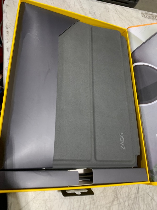 Photo 1 of ZAGG Pro Keys Wireless Keyboard with Trackpad and Detachable Case - Compatible with The Apple iPad 10.2"(Gen 9,8,7) - Charcoal