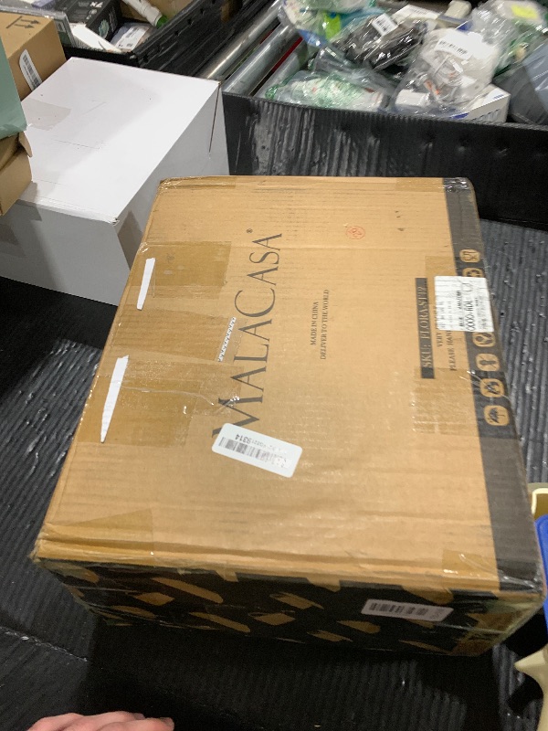 Photo 1 of Maxdot 6 Pack Christmas Storage Baskets with Handles Large Collapsible Canvas Baskets for Holiday Decor Gift Wrapping Home Office Closet Organization, 14.96 x 10.24 x 7.87 in(Classic)