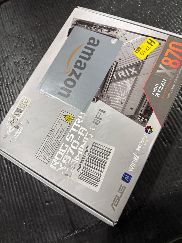 Photo 1 of ASUS ROG Strix X870-A Gaming WiFi AMD AM5 X870 ATX Motherboard 16+2+2 Power Stages, Dynamic OC Switcher, Core Flex, DDR5 AEMP, WiFi 7, 4X M.2, PCIe® 5.0, Q-Release Slim, USB4®, AI OCing & Networking