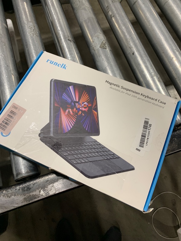 Photo 1 of runelk Keyboard Case for iPad 10th Generation 2022 & 11th (A16, 2025) – Magic-Style Keyboard with Multi-Touch Trackpad – Floating Cantilever Stand – Magnetic Case for iPad 10.9 inch 10th / 11th Gen.