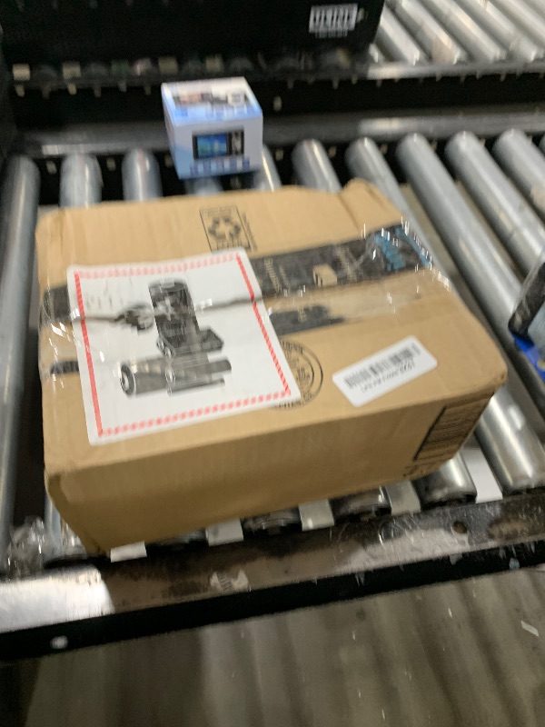 Photo 1 of KOMAX Cordless Cardboard Cutter,4V Rechargeable Battery with 3 Blades,2000mAh,Storage Box,Electric Box Cutter for Cardboard,Leather,Carpet,Fabric,Plastic - Yellow