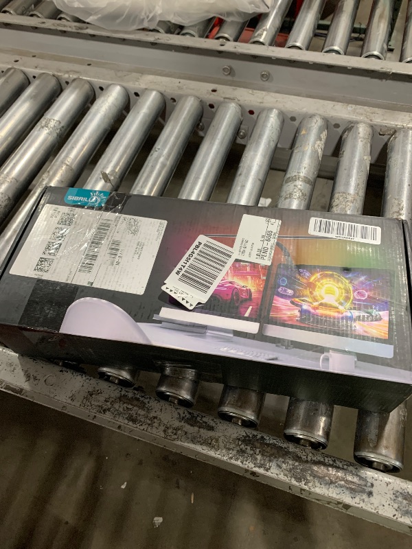 Photo 1 of SIBRILLE Upgraded LED Desk Lamp for Home Office with RGB, Rotatable Computer Desk Light with Remote, Tall Table Lamp with Clamp for Working, Dimmable Dual Head Task Lighting for Monitor PC, 22W