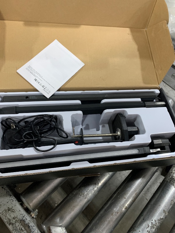 Photo 1 of SIBRILLE Upgraded LED Desk Lamp for Home Office with RGB, Rotatable Computer Desk Light with Remote, Tall Table Lamp with Clamp for Working, Dimmable Dual Head Task Lighting for Monitor PC, 22W