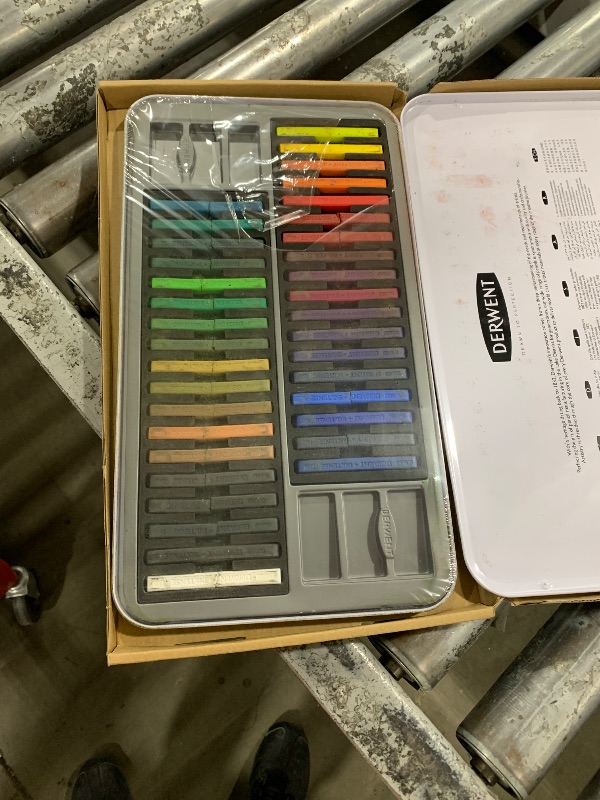 Photo 1 of Derwent Inktense Blocks 36 Tin, Set of 36, 8mm Block, Soft Texture, Watersoluble, Ideal for Watercolor, Drawing, Coloring, Crafts and Painting on Paper and Fabric, Professional Quality (2301979)