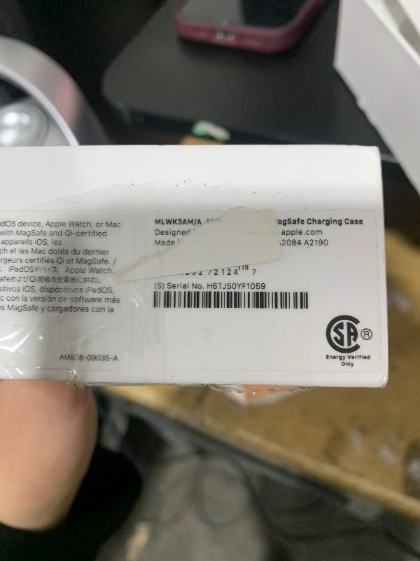 Photo 1 of Apple AirPods Pro (1st Generation) with MagSafe Charging Case