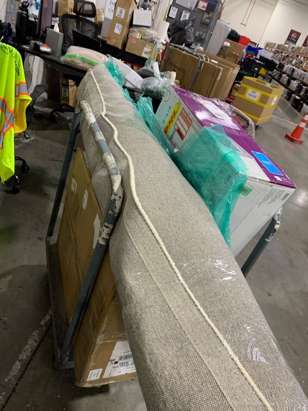 Photo 1 of Loloi Chris Loves Julia Chris Collection CHR-05 Ivory/Slate 7'-9'' x 9'-9'', .50" Pile Height, Area Rug