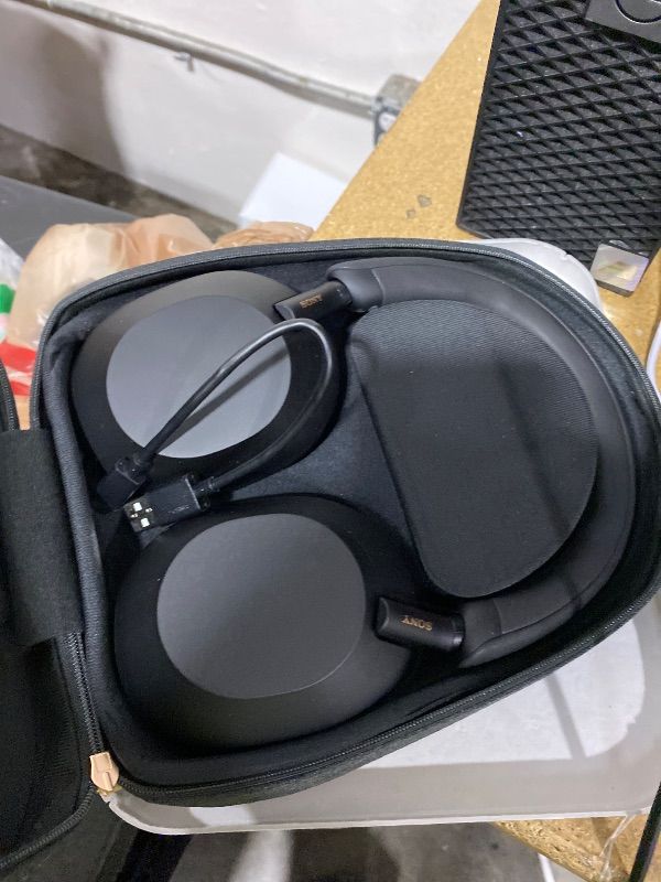 Photo 1 of Sony Premium Noise Canceling Headphones, Auto NC Optimizer, 30-Hour Battery, Alexa Voice Control, Black