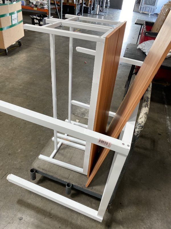 Photo 1 of **MAJOR DAMAGE, SEE PHOTOS**LinkRomat Dining Room Table Set with 2 Benches, Farmhouse Dining Table Set for 4, Wood Breakfast Dinner Table Set for Breakfast Nook Small Spaces, Beige