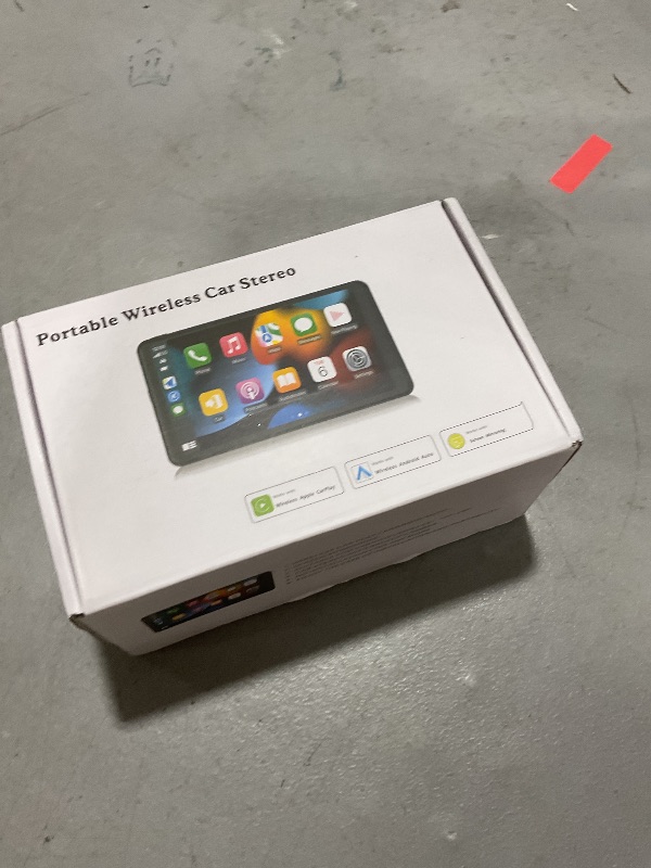 Photo 1 of 2026 Enhanced Carplay Screen for Car - 7" HD Portable Carplay & Android Auto with Bluetooth, HD Backup Camera, GPS Navigation, Siri, FM Radio, AUX, and Mirror Link – Compatible with All Vehicles