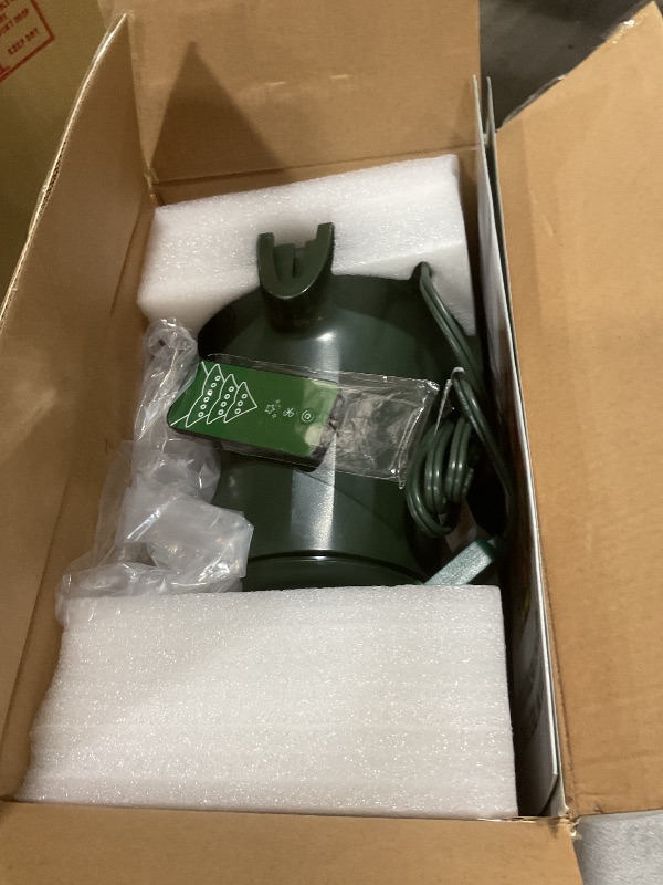 Photo 1 of ?Patent Pending? Musical Rotating Christmas Tree Stand, UL Certified Up to 9ft 120 lb Artificial Christmas Tree with Speaker, Spinning Stand with Remote, Fit for 1.25-2" in Tree Poles - 800W