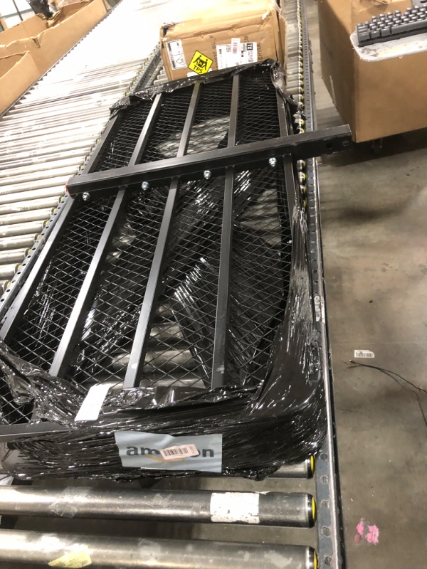 Photo 1 of Missing all items except basket-----------------------------------------------------------------------------------------------------------------------VEVOR 60x24x6 Folding Hitch Carrier - 500lb Capacity Cargo Basket & Waterproof Bag, Fits 2" Hitch Receive