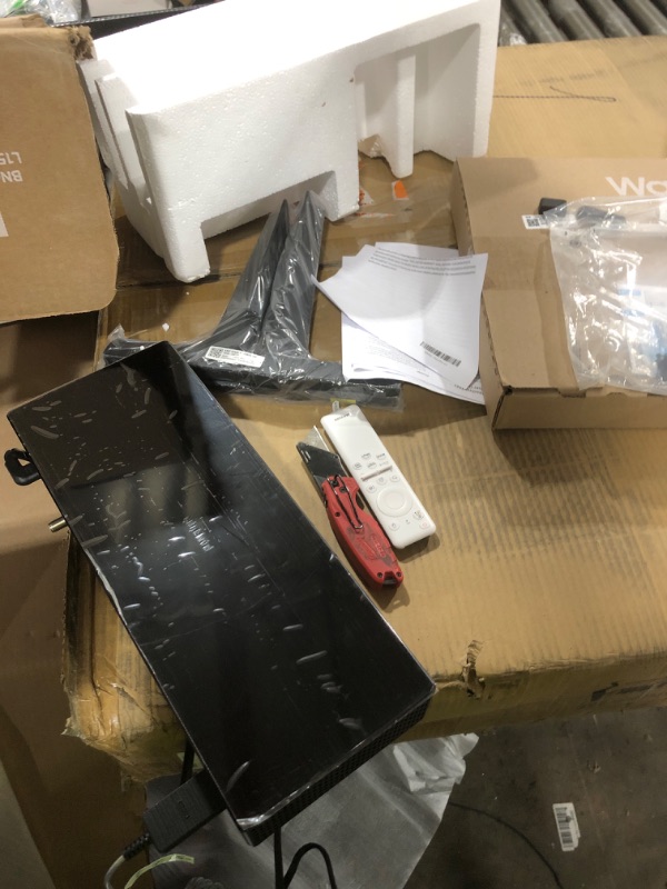 Photo 1 of SAMSUNG 65-Inch Class QLED 4K LS03D The Frame Series Quantum HDR Smart TV w/Dolby Atmos, Art Mode, Anti-Reflection, Customizable Frame, Slim Fit Wall Mount with Alexa Built-in (QN65LS03D, 2024 Model)