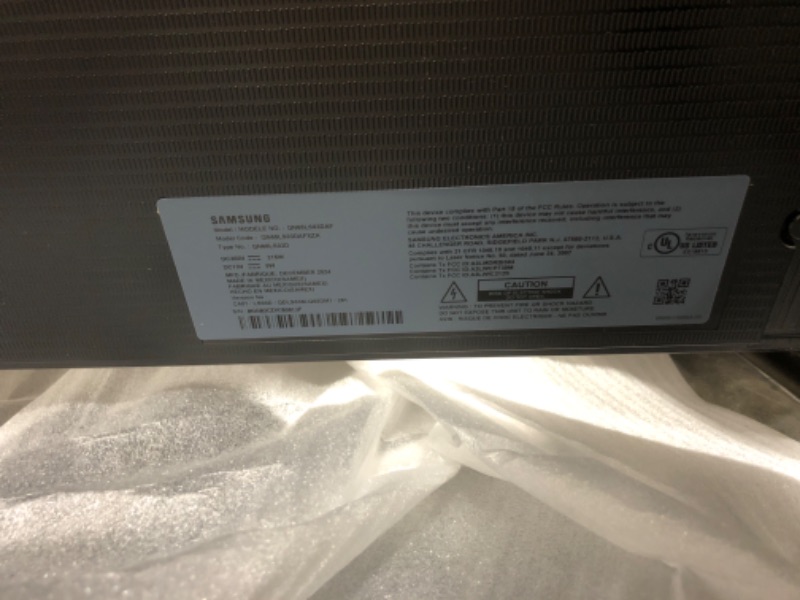 Photo 1 of FOR PARTS ONLY - SAMSUNG 65-Inch Class QLED 4K LS03D The Frame Series Quantum HDR Smart TV w/Dolby Atmos, Art Mode, Anti-Reflection, Customizable Frame, Slim Fit Wall Mount with Alexa Built-in (QN65LS03D, 2024 Model)