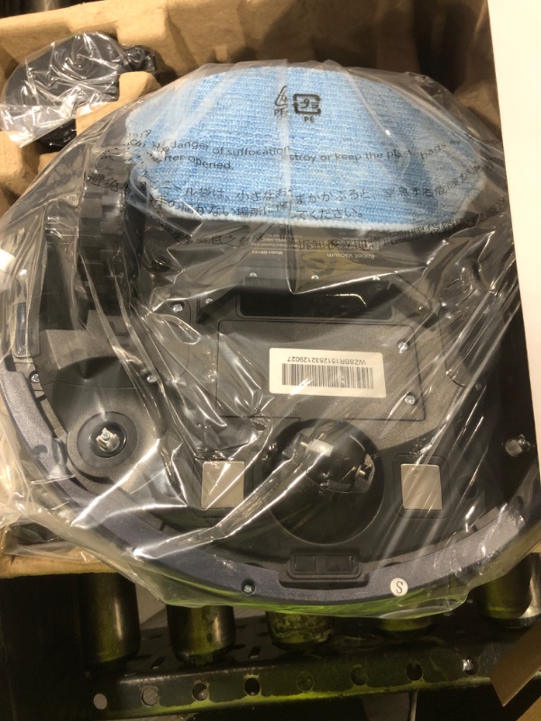 Photo 1 of Robot Vacuum and Mop Combo, 2-in-1 Mopping Robot Vacuum Cleaner with 2300Pa Suction, 2.87'' Slim Design, Wi-Fi/App/Voice Control, 3D Obstacle Avoidance&Self-Charging for Hard Floors, Carpets, Pet Hair