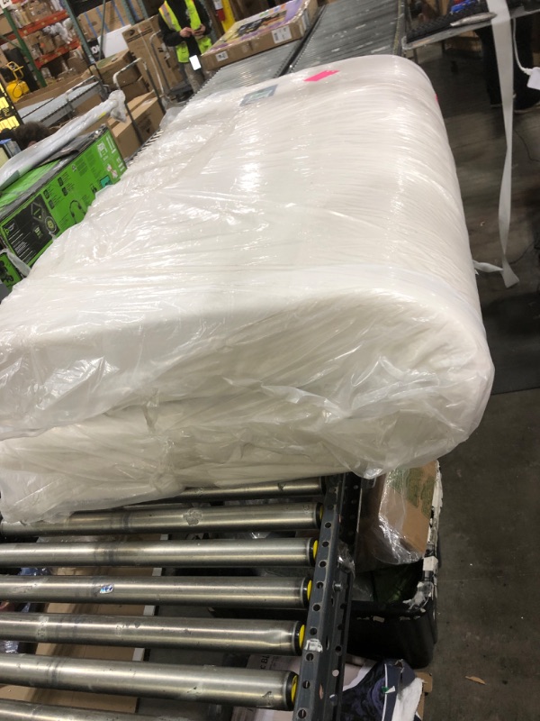 Photo 1 of NapQueen 8 Inch Queen Size Mattress, Bamboo Charcoal Memory Foam Mattress, Bed in a Box, White