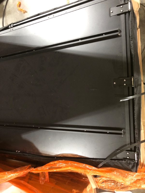 Photo 1 of Sanhima Rooftop Tent Hard Shell - Hotham Lite Overland Aluminium Roof Top Tent 4.56" Slimline, w/Tri-Color LED Strip Light & 1.97” Thick Mattress, for Car SUV Truck Camping, 2-3 People (Army Green)