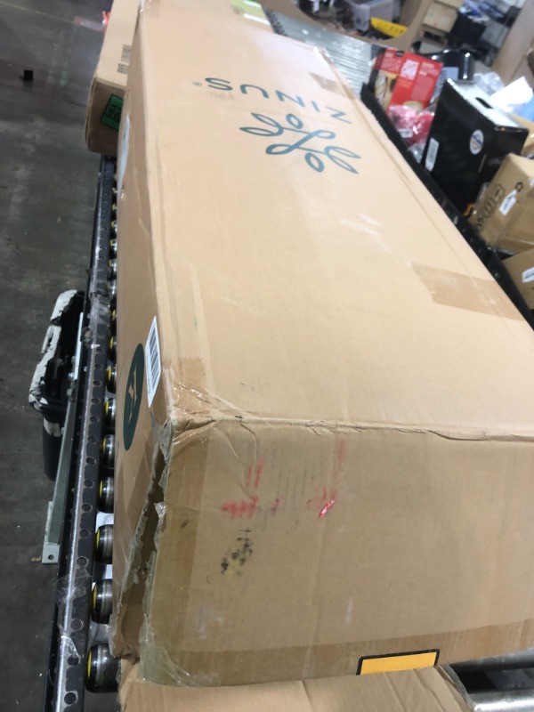 Photo 1 of Zinus 12 Inch King Green Tea Memory Foam Mattress [New Version], Fiberglass Free, Medium Firm Feel, Zoned Pressure Relief, Certified Safe Foams & Fabric, Mattress in A Box