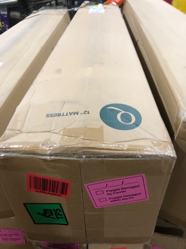 Photo 1 of Zinus 12 Inch Queen Green Tea Memory Foam Mattress [New Version], Fiberglass Free, Medium Firm Feel, Zoned Pressure Relief, Certified Safe Foams & Fabric, Mattress in A Box